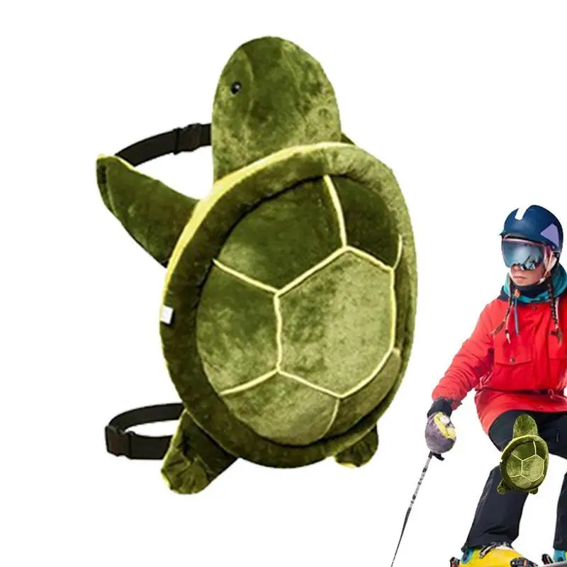 

Ski Protector Turtle Snowboard Knee Pads Cute Butt Knee Protector Anti-Fall Turtle Tortoise Cushion for Skating Snowboarding