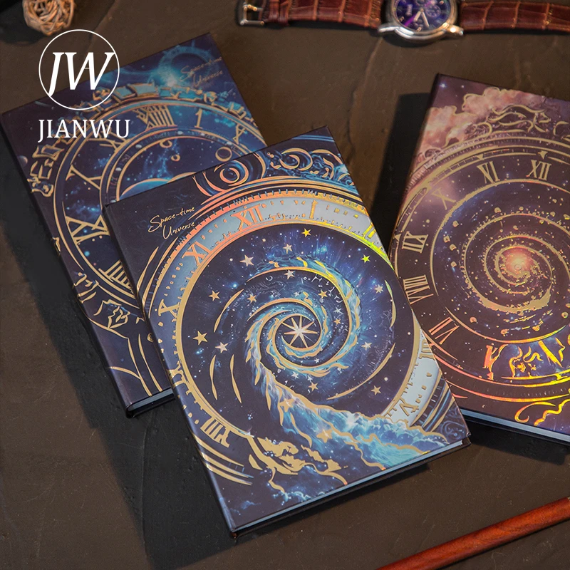 

JIANWU 128 листов/книга серия космических часов винтажный бронзирующий материал декор блокнот творческие DIY студенческие принадлежности Канцтовары
