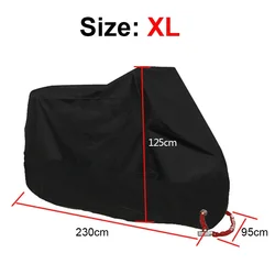 All - Weather Waterproof UV Protective Motorcycle Cover (XL)