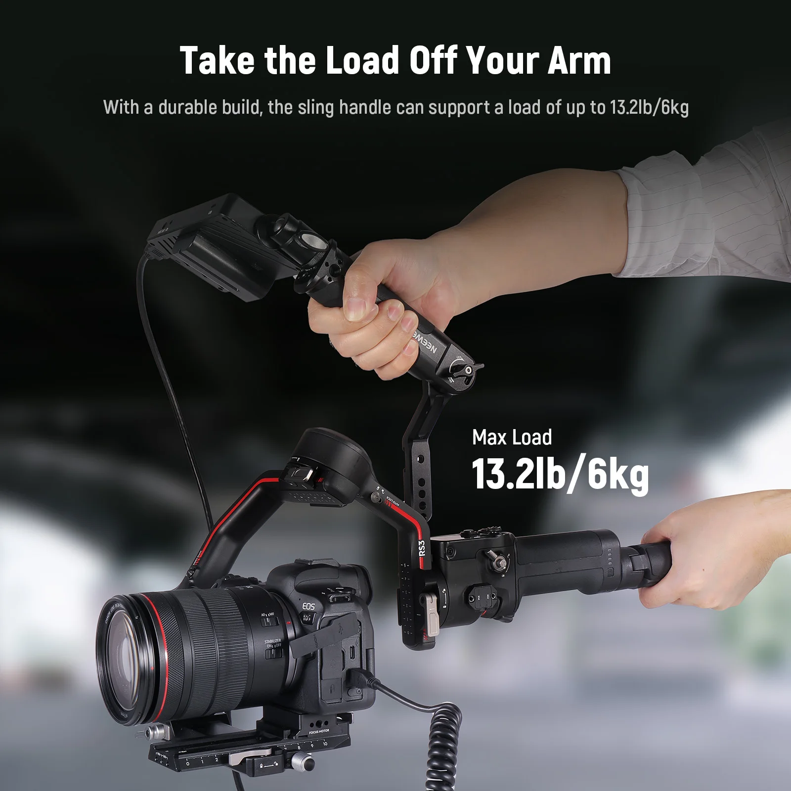 Gimbal Sling Handgrip Compatible with DJI RS 2 RSC 2 RS 3 RS 3 Pro RS 3 Mini Han