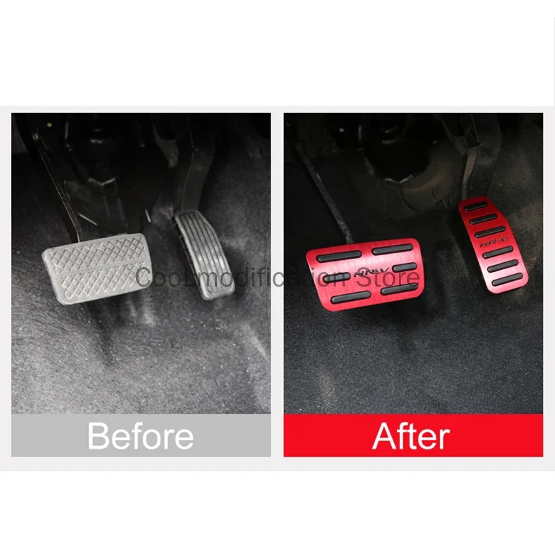 Car Foot Pedals Pad Accelerator Fuel Brake Pedal Cover for Honda HR-V 2014 2015 Car Accessories Car Pedals Pedal Cover