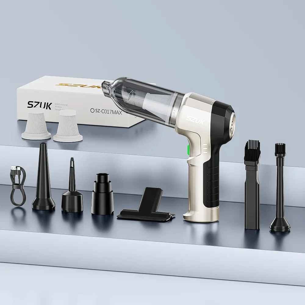 مكنسة كهربائية جديدة للسيارة من SZUK 2025، مكنسة ك...