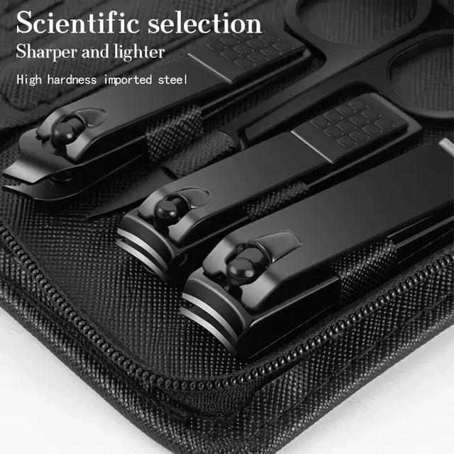 9/40 Pezzi in 1 Set manicure Set di strumenti per pedicure Kit per toelettatura unghie per donna Uomo, Kit per manicure per unghie Kit per la cura delle mani dei piedi Nai 5