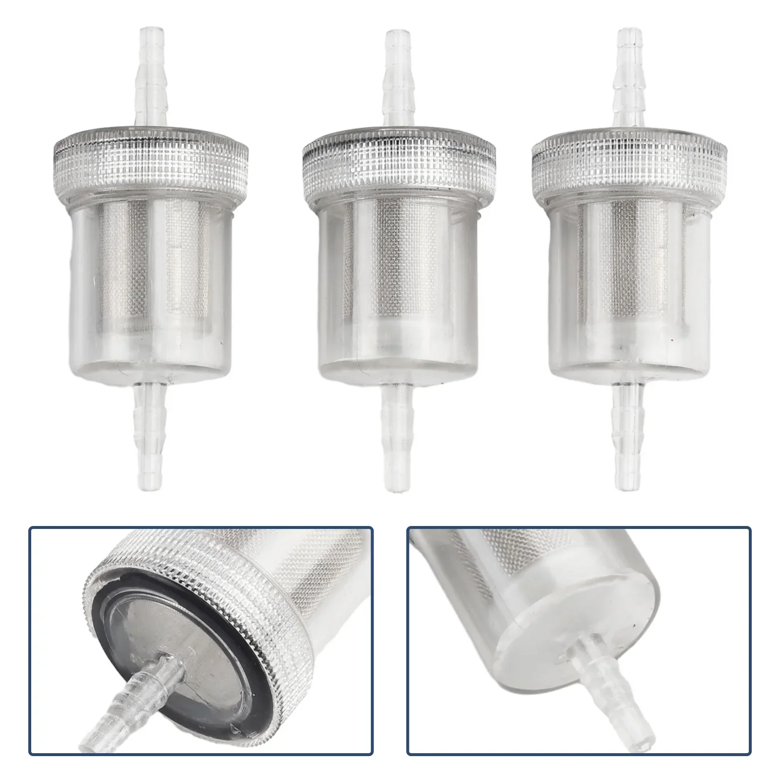 5pcs 4mm Diesel In-Line Fuel Filter Kit Gas Filter For Webasto For Eberspacher Air Heater Diesel Set Car Accessories
