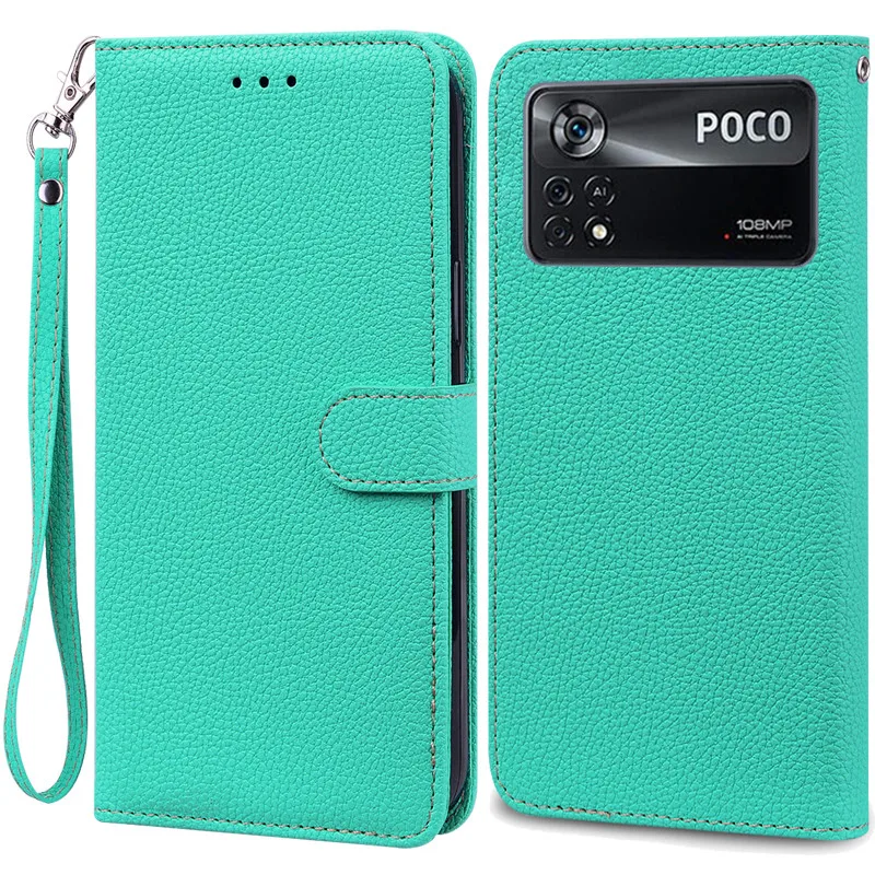 Elegant Leather Flip Wallet Cover - Premium Protection and Style