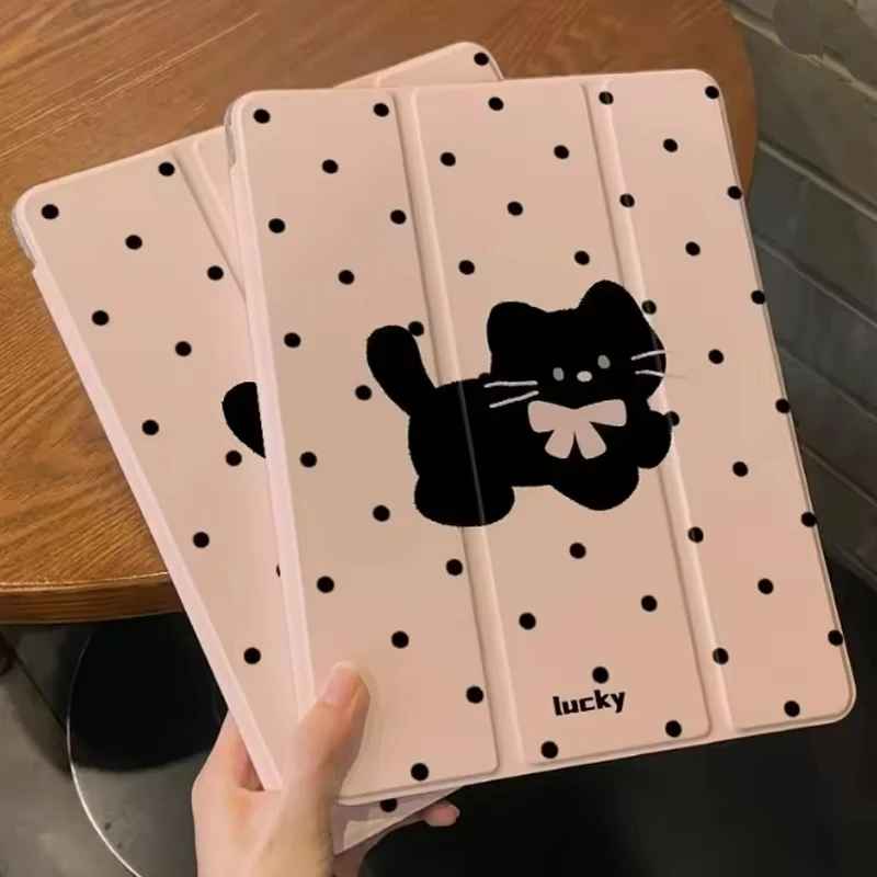 Whimsical Cat Design Tablet Case