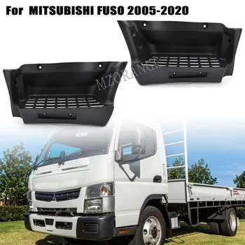 Black Side Step Under Door For Mitsubishi Canter Fuso FE 2005-2020 ABS Replacement Footboard Plastic Car Accessories MK486009 1