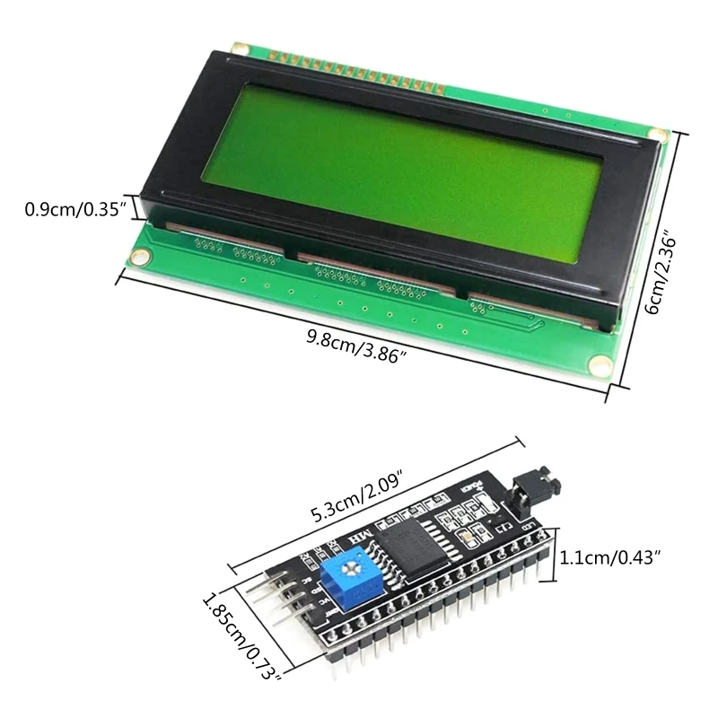 2004 시리얼 블루 그린 백라이트 LCD 모듈, UNO 2560, IIC, I2C, TWI LCD2004