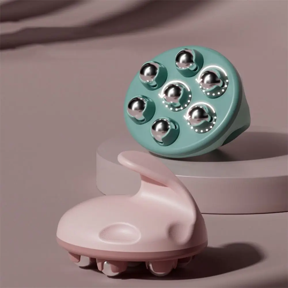 

Muscle Relax 7 Beads Massager Magnetic/Steel Beads Rotating Meridian Brush Roller Pressotherapy Anti-Cellulite