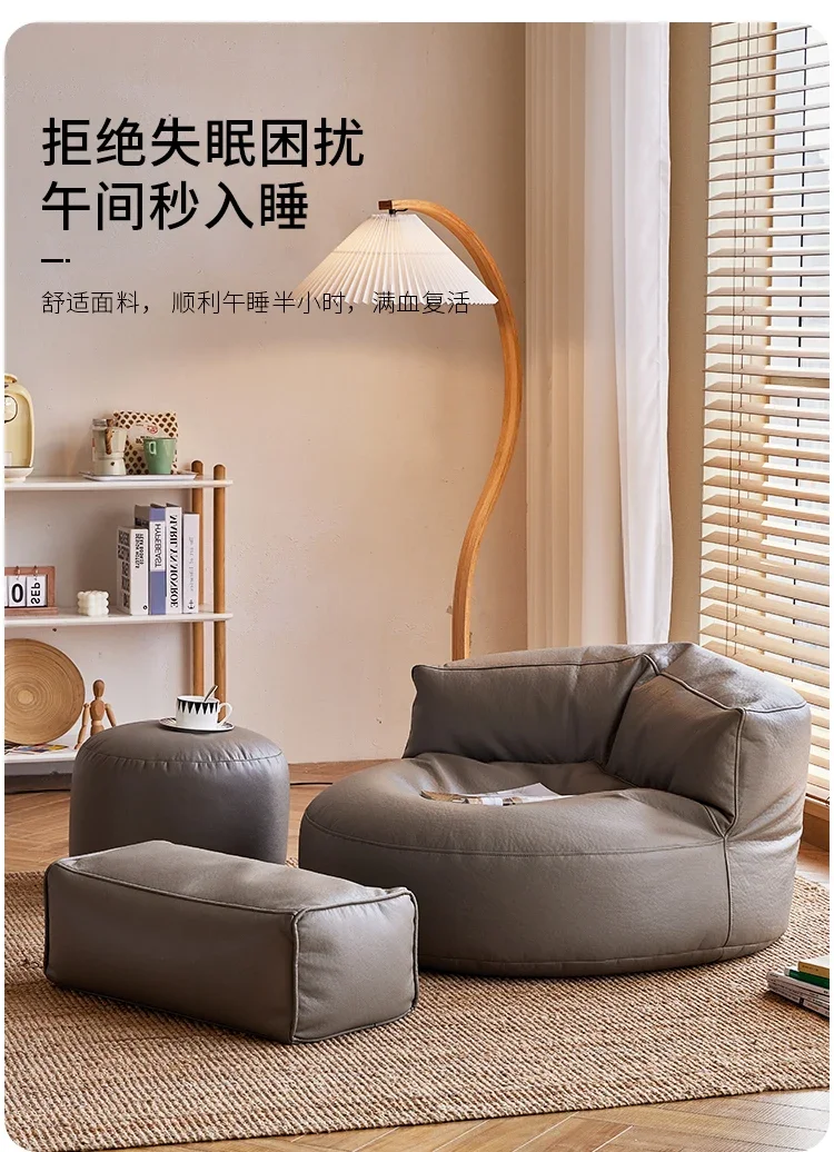 Description Picture 6 of itemSofa Set Living Room Furniture Tatami Lazy Sofa Single Lounge Sofa Bedroom Sofas Nordic Fashion Living Room Home Furniture