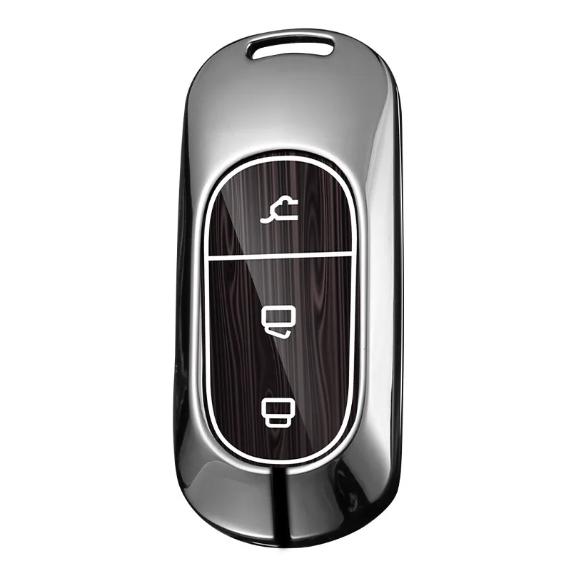 아연 합금 자동차 키 커버 케이스 홀더 키 가방 쉘 보호기 Fob Leapmotor T03 S01 C11 C01 키 체인 자동 스타일링 액세서리