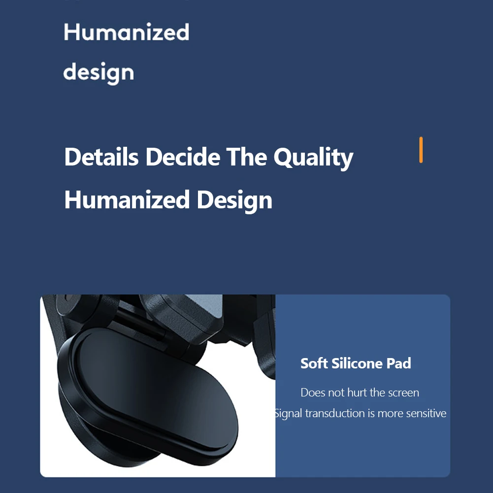 1-10Pair G21 Phone Game Trigger Gamepad Joystick 6-Finger Aim Shooting L1 R1 Key Button Game Fingertips For PUBG Game Controller