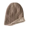 Sparsil 100% Pure Cashmere Beanies for Women Winter Double-sided Wearable Bonnet Warm Thick 2 Layer Twisted Beanie y2k Skullies 3
