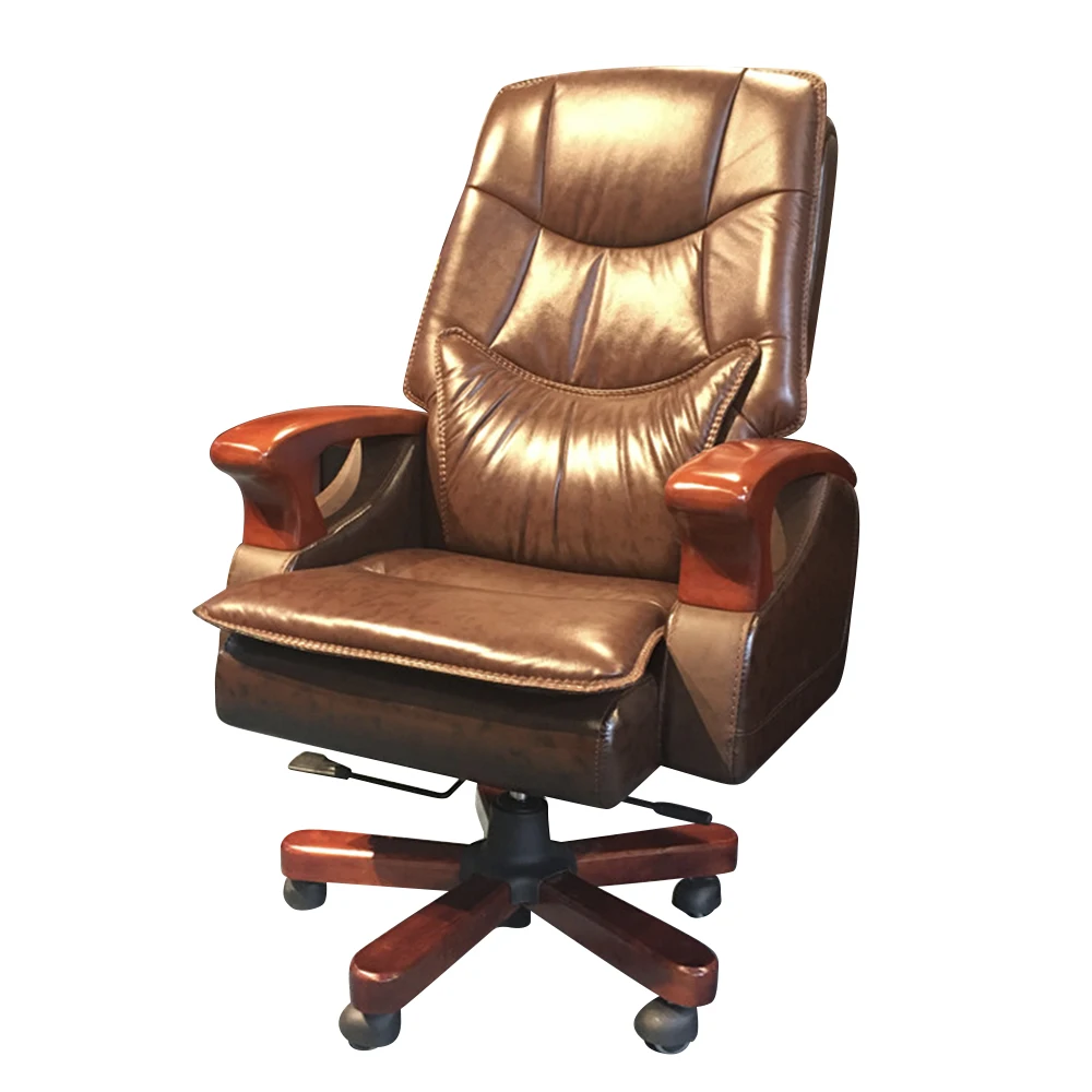 Hot-selling luxusní kůže výkonná moc židle s balvan pro šéf úřad židle