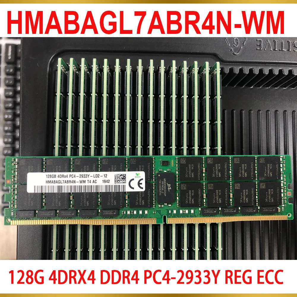1 Pcs 128GB 128G 4DRX4 DDR4 PC4-2933Y REG ECC LRDIMM RAM For SK Hynix Memory HMABAGL7ABR4N-WM 3 1 Pcs 128GB 128G 4DRX4 DDR4 PC4-2933Y REG ECC LRDIMM RAM For SK Hynix Memory HMABAGL7ABR4N-WM