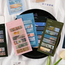 

Korean ins wind sticky notes girl heart note book student notepad signature book DIY decorative note book