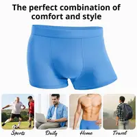 Boxers Noirs en Bambou pour Homme, Sous-Vêtements de Grande Taille XL, média, XXXL, XXmédia, 5XL, 6XL, Shorts de bug astique à Pieds Plats, Cadeaux, 5 Paquets 3