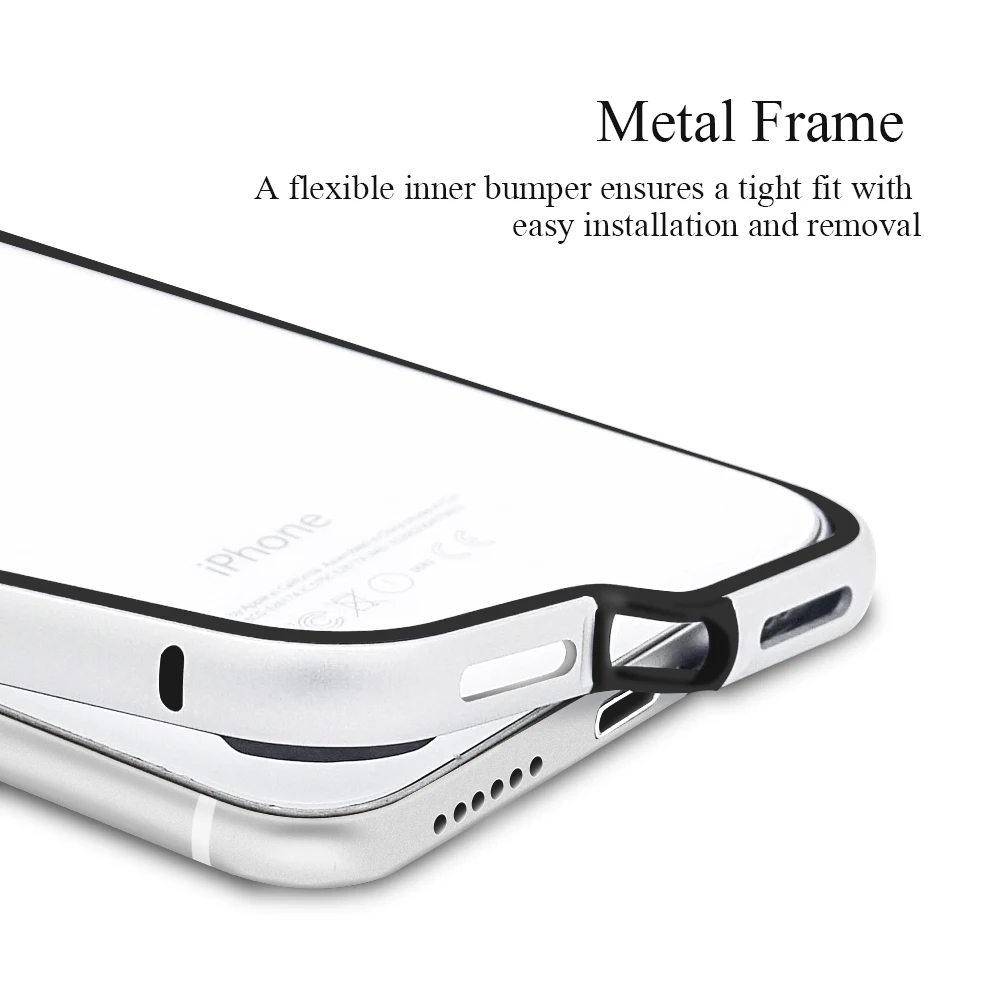 Premium Aluminium X Shape Bumper Frame Case for iPhone 13 Pro – CaseWorld