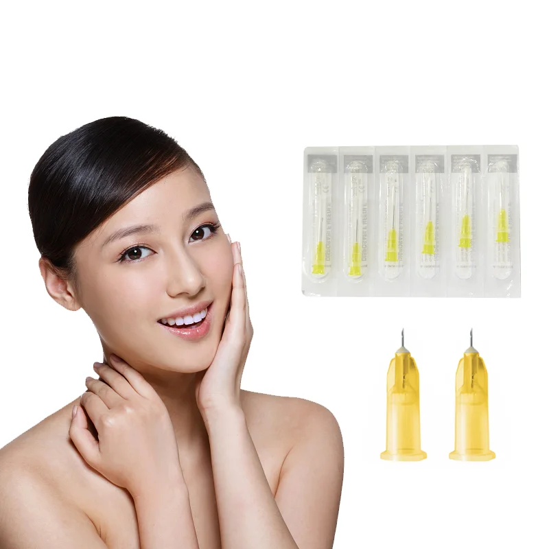 Hypodermic Needle 30G 31G 32G 34G 1.5mm Meso Disposable Painless Samll Needle For Facial Care Filler Tool disposable syringe needle