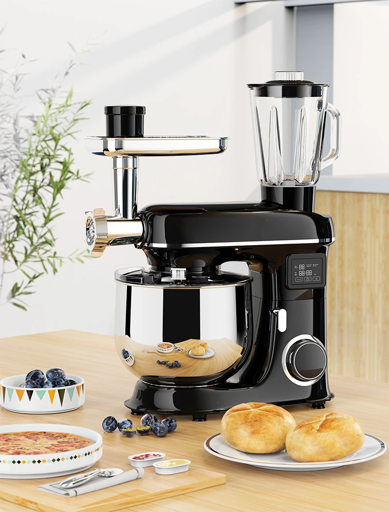kitchen aid mixers 8L stainless material with multi functional accessories Home appliances kitchen appliances stand mixers 2