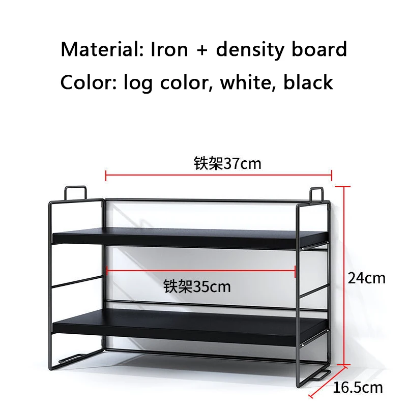 2 Layers Desktop Bookshelf Desk Organizer Book Magazine Stand Shelf Rack Bookcase Stationery Storage Holder office Accessories