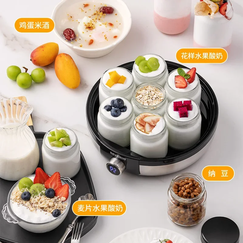 Home microcomputer yogurt machine glass cup multi-function natto machine fermentation