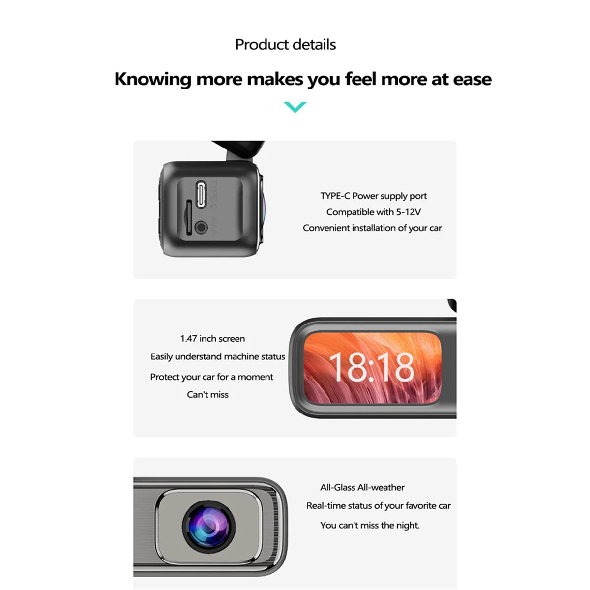 Q6 1296P HD Mini DVR Dash Cam Smart Wifi Connection Car Driver Android Car Video Recorder DashCam 24H Parking Monitor