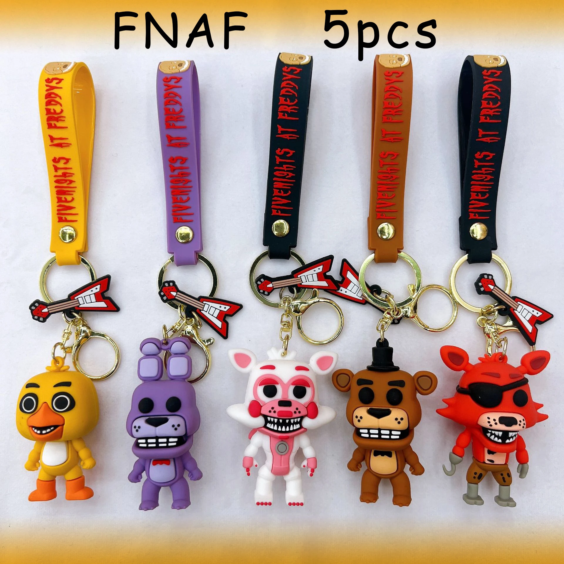 Wholesale Cartoon Action Figure: Freddy's Fazbear Bear Keychain - Ideal Birthday Gift