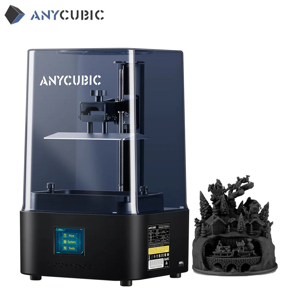 

ANYCUBIC Photon Mono 2 3D Printing LCD UV Resin 3D Printer High-Speed 4K+ Monochrome Screen 165*143*89mm Printing Size
