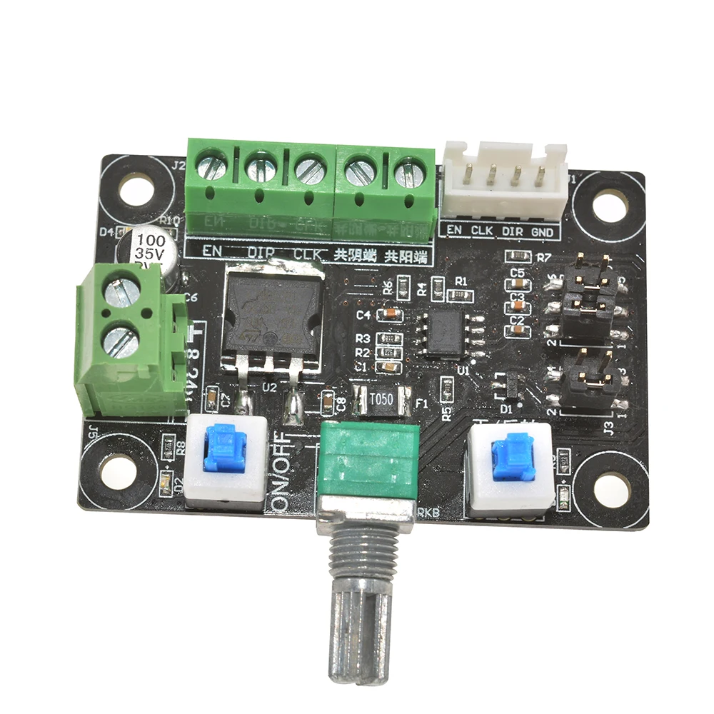 Description Picture 2 of itemDC 12V 24V Stepper Motor Driver Controller Pulse Pwm Signal Generator Module Motor Speed Regulator Frequency Control Module