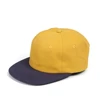 Washed Cotton 6 Panel Cap Flat Visor Unstructured Crown Baseball Caps Summer Sun Protection Hat Adjustable Outdoor for Men Women 1