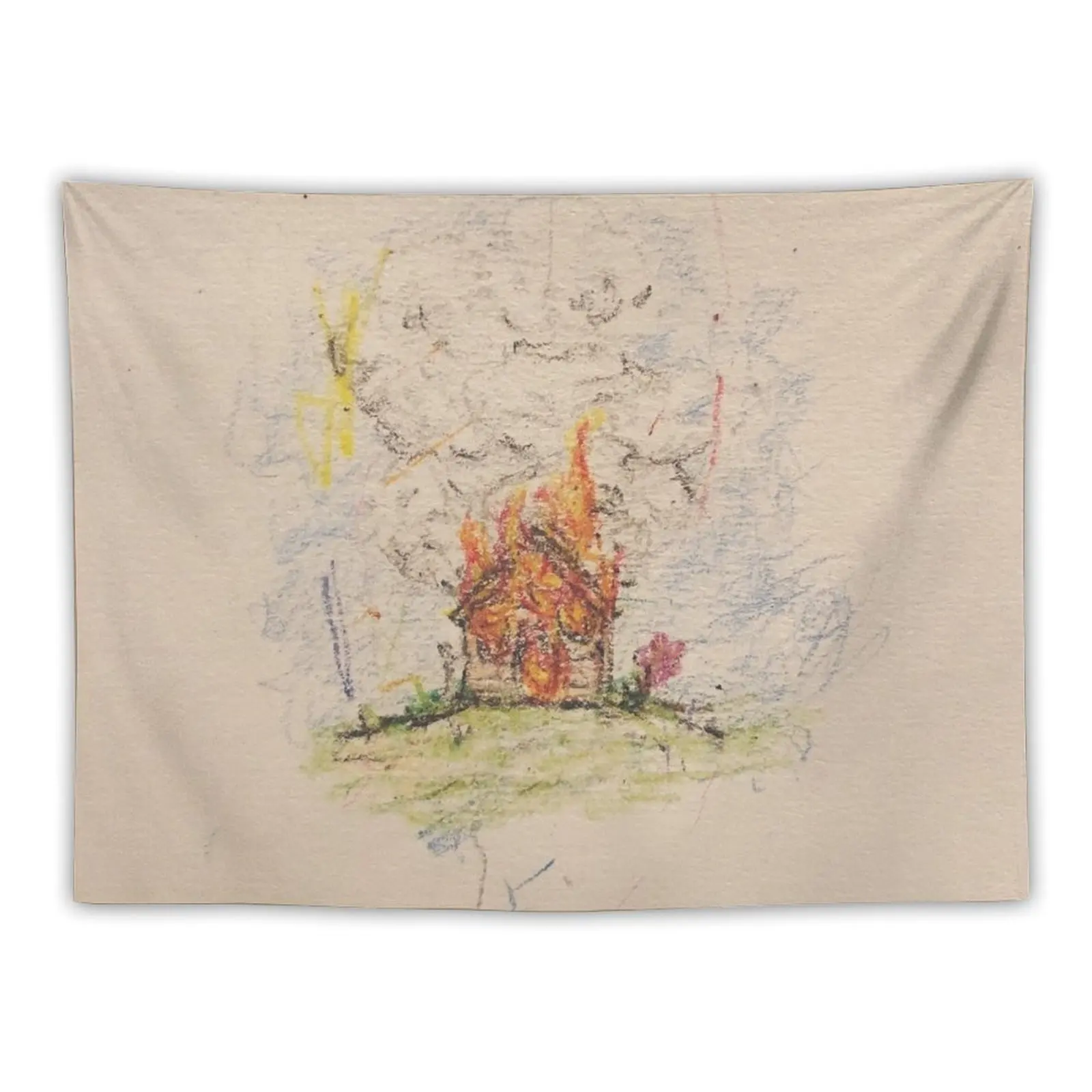

isaiah rashad house is burning Tapestry House Decorations Room Decorator Wallpaper Bedroom Tapestry
