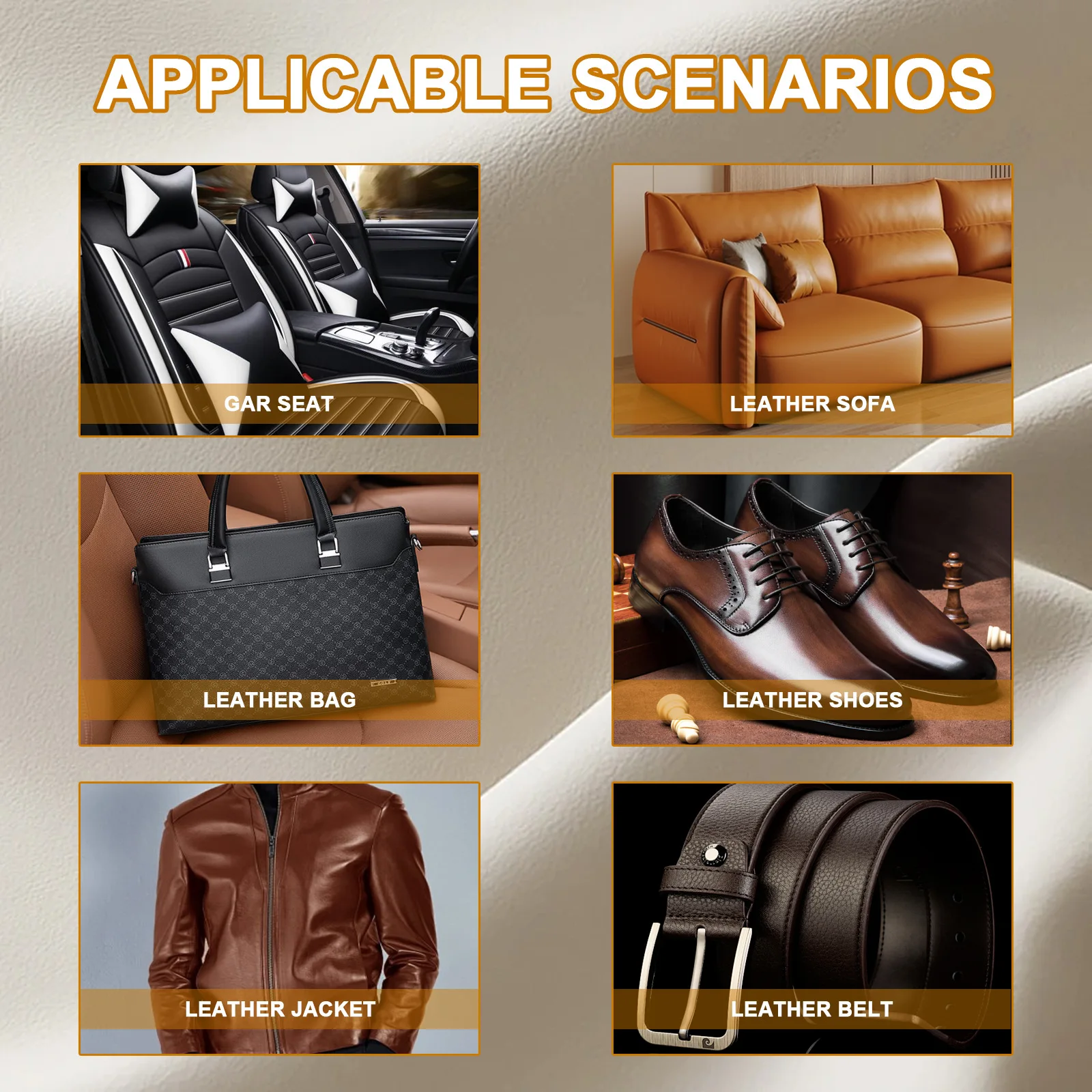 Leather Repair Wax Car Seat Leather Repair Cream Household Sofa Coat Scratch Crack Edge Shoe Polishing Care Paste