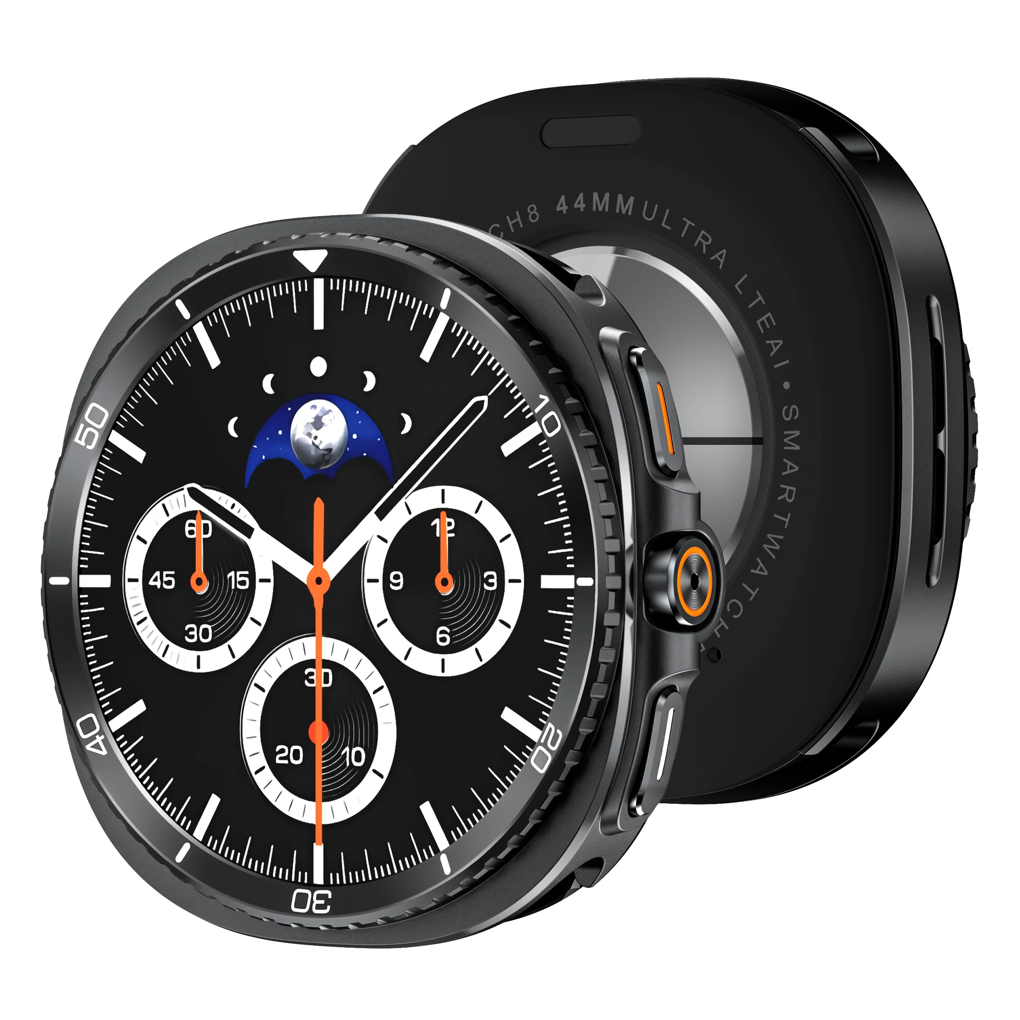 Enhanced Metal Case for Galaxy Watch Ultra - Durable Aluminum Alloy Cover with Tempered Protector