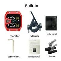 Motorcycle TPMS IP65 Waterproof Tire Pressure Monitor Sensor (Orange Internal) - Image 6