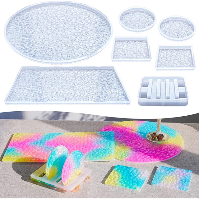 Resin Tray Molds Silicone Tray Mold Irregular Casting Epoxy Molds