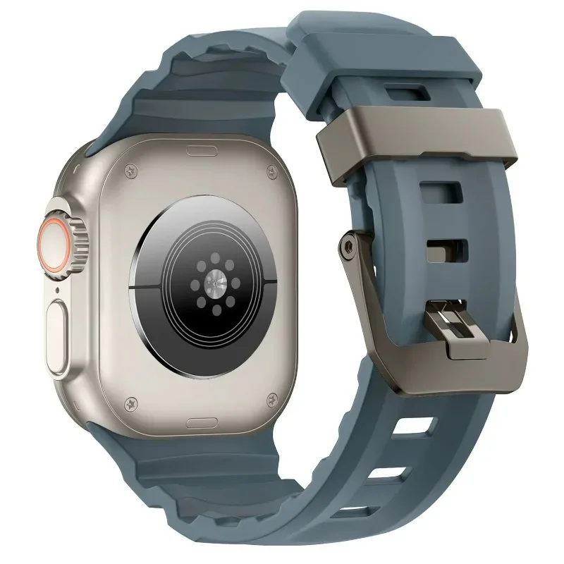 Sport Silicone Titanium Band - Soft Rubber Bracelet Strap