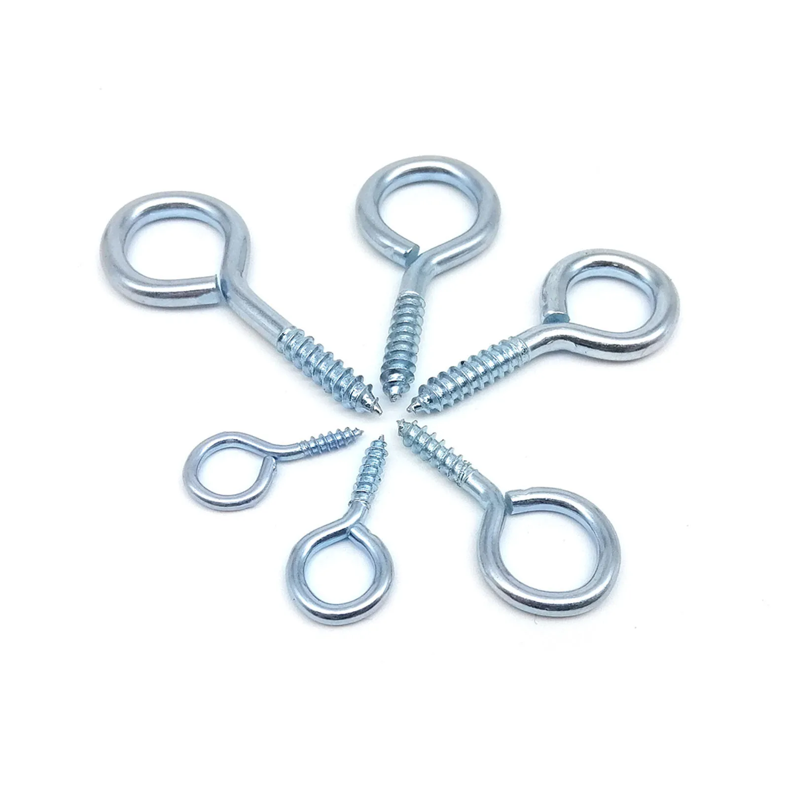Picture Frame Hangers Hanging Hooks Wall Hooks 25X Picture Frame Plant Lamp Light Cabinet RV Tool Curtain Net Wire Ceiling Eyescrew Eye Screw in Clasp Hanger Close O Ring Hook