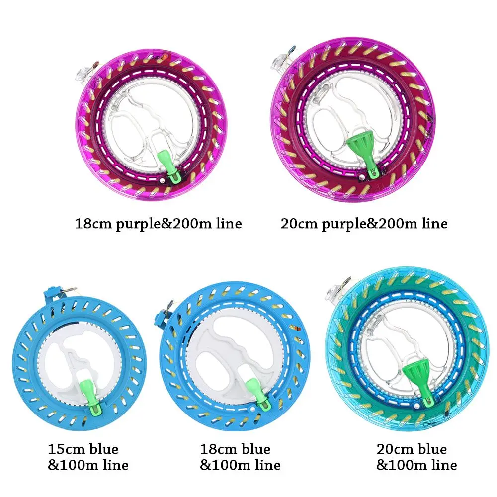 Plastic Twisted String Line Wheel Kite Reel Winder Kite Line Winder Winding Reel Grip Wheel Kite Flying Tool 6