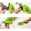 Cordless Grass Shear & Electric Hedge Trimmer 2 in 1 Handheld Hedge Trimmer 3.6V Electric Grass Cutter Rechargeable Battery 4
