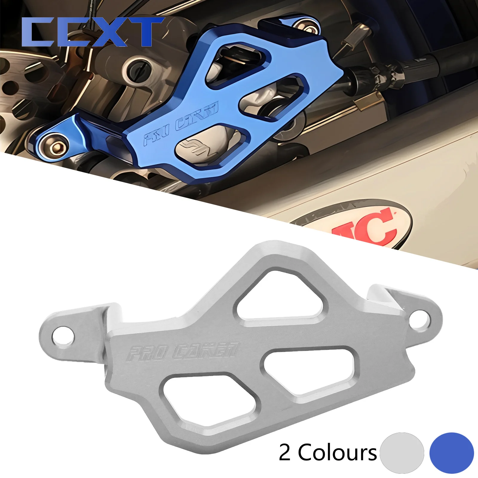 

Защитная крышка заднего тормозного суппорта CNC для Yamaha YZ125 YZ125X YZ250 YZ250F YZ250FX YZ450 YZ450FX MONSTER 50TH 2021-2024