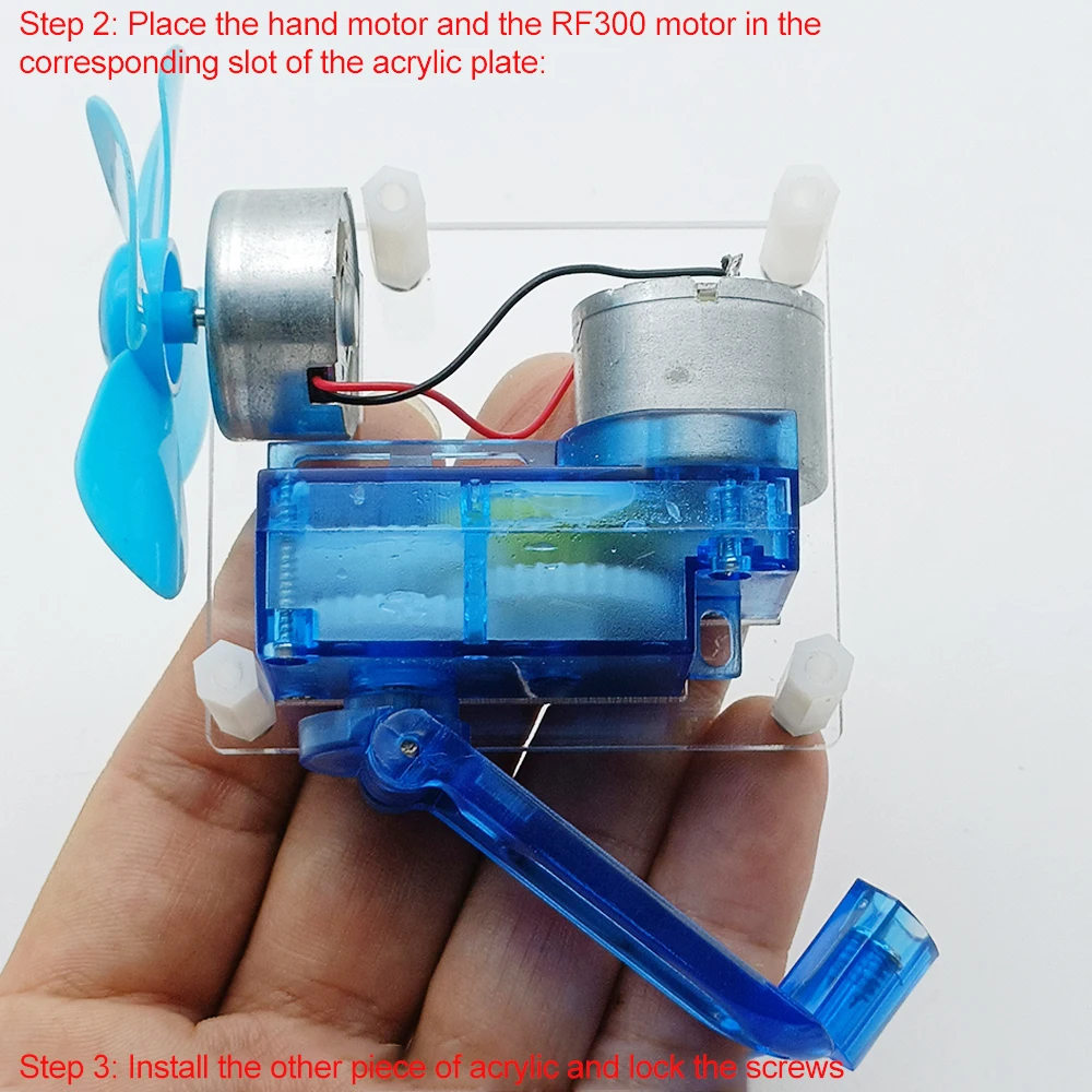 N/D Jouets DIY R260 6500RPM 6V DC Mini Moteur Électrique 25mm x 25mm