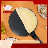 Electric Crepe Maker Non-Stick Cooking Surface Electric cake pan Baking Pan single-sided heating small pancake machine 2