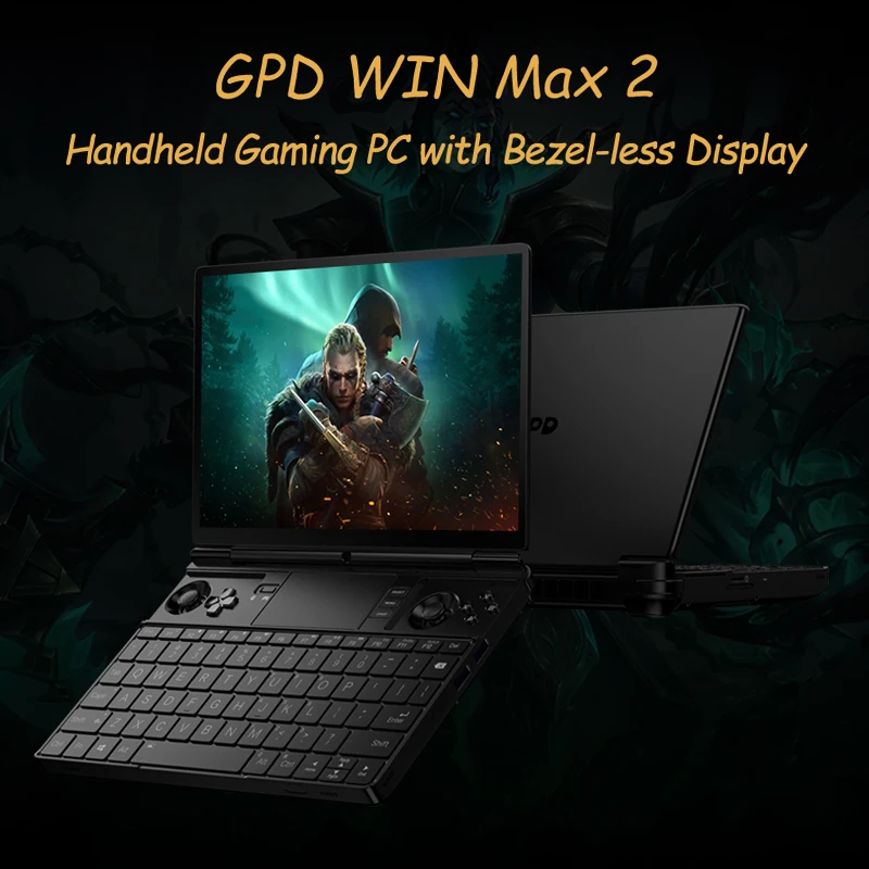 최신 2024 GPD WIN 2 10.1 인치 AMD 8840U 11por 게이밍 노트북, 휴대용 게임 컴퓨터, 64GB RAM, 2TB Nvme PCIE4.0 SSD