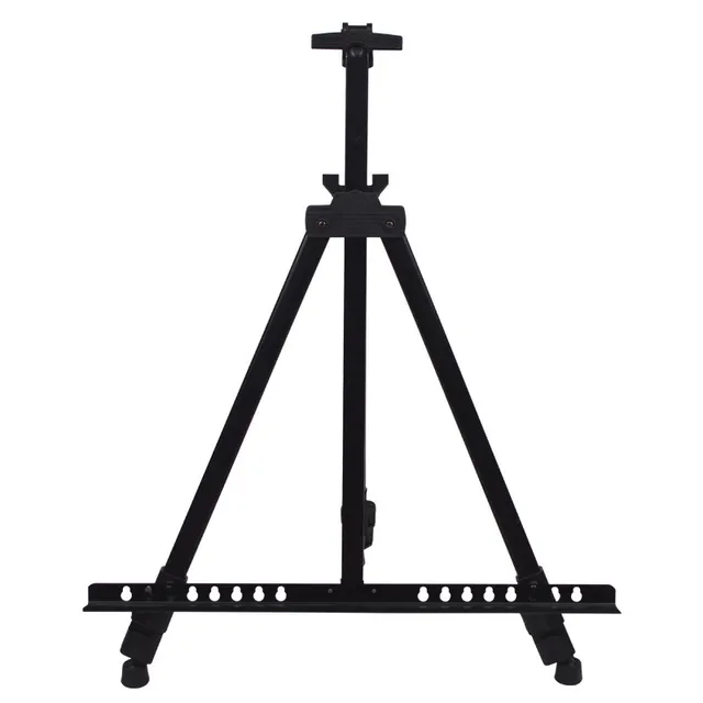 Cavalletto per schizzi portatile regolabile in metallo Disegno per schizzi per artisti Forniture artistiche Supporto per cavalletto da viaggio pieghevole con borsa da esterno 4