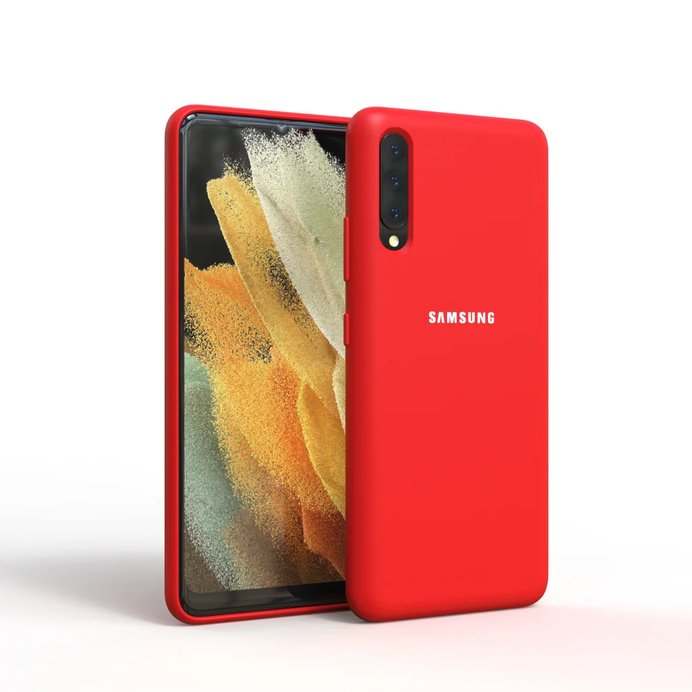 Silky Silicone Soft-Touch Back Protective Phone Case Cover