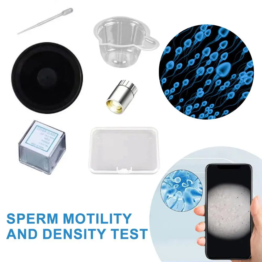 1Set High-end Comprehensive Sperm Concentration Test Kit For Home Quick And Accurate Assessment For Men Reusable Sperm Care sperm concentration test kit