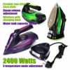 2400W Electric Rope Steam Iron Cordless Charging Steam Iron 5 Speed Adjust Clothes Ironing Steamer ABS+Ceramic Soleplate EU Plug 1