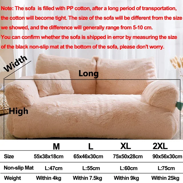 Cat Bed Sofa Winter Warm Foam Neck Pad Nest Beds Pet Deep Sleeping Bed For Small Medium Dogs Comfortable Plush Puppy Supplies 6