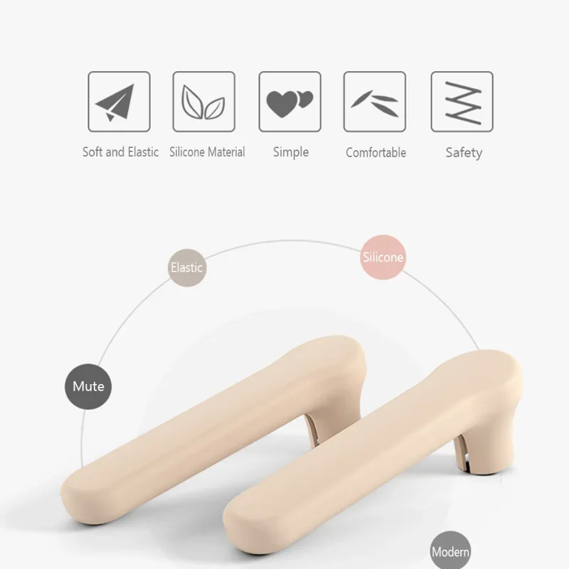 Silicone Door Handle Sleeve Room Handle Baby Kids Crash Protection Suite Door Pull Covers Protect Tools